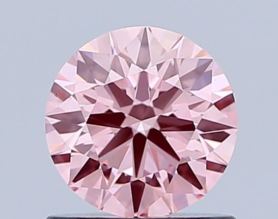 Lab-Grown ROUND Diamond - 0.81 Carat, Fancy Intense Pink Color, VVS1 Clarity | Sustainable Luxury, Dazzling Brilliance | IGI | Certified LG639460807